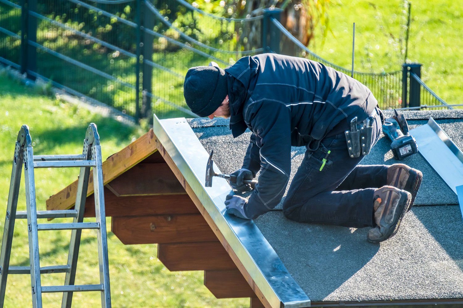repair services being done by a trustworthy roofer