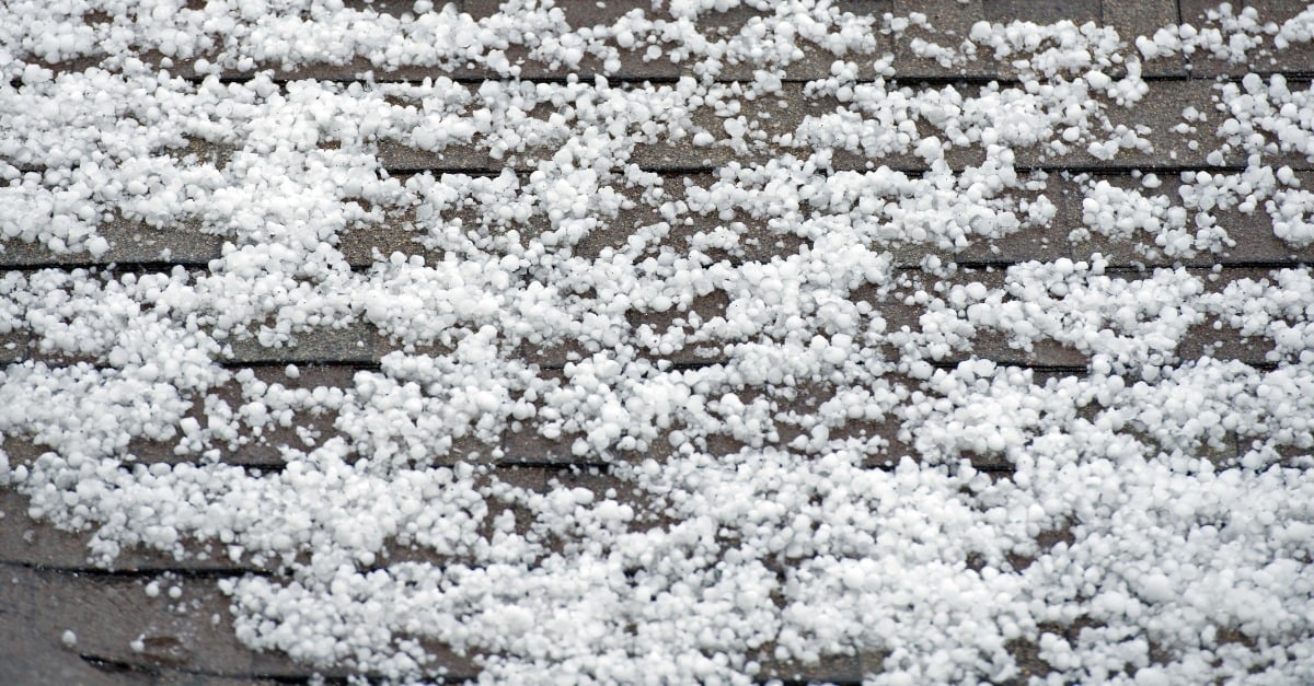 impact resistant roof shingles during hail storm